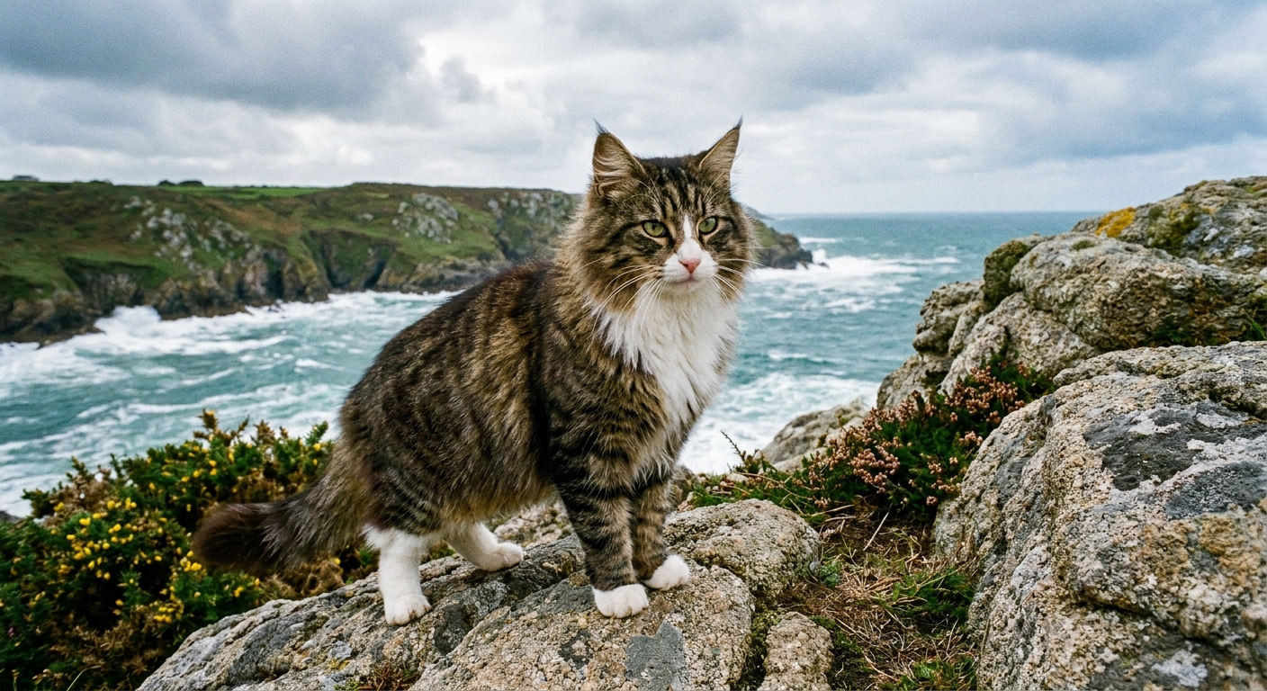 Élever un Chat des Forêts Norvégiennes en Bretagne : Notre guide de la région de Saint-Malo